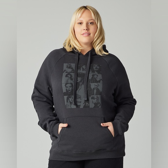 TAYLOR SWIFT | THE ERAS TOUR THROUGH LONDON BLACK HOODIE Sz XL NWT - Picture 5 of 6